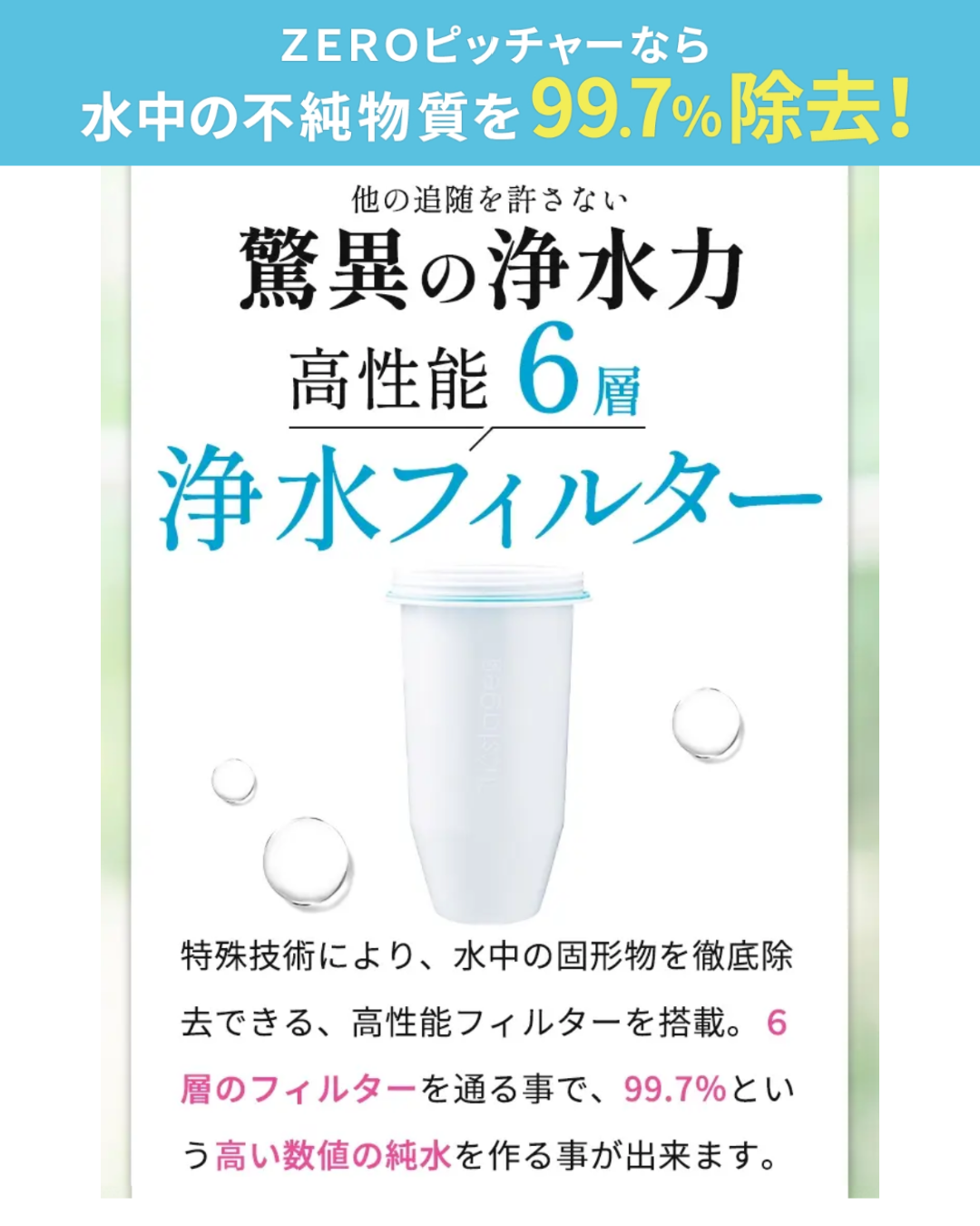 ZEROピッチャー（浄水器） – Pure Med 【ピュアメッド】